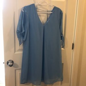Perfect little blue dress for any occasion